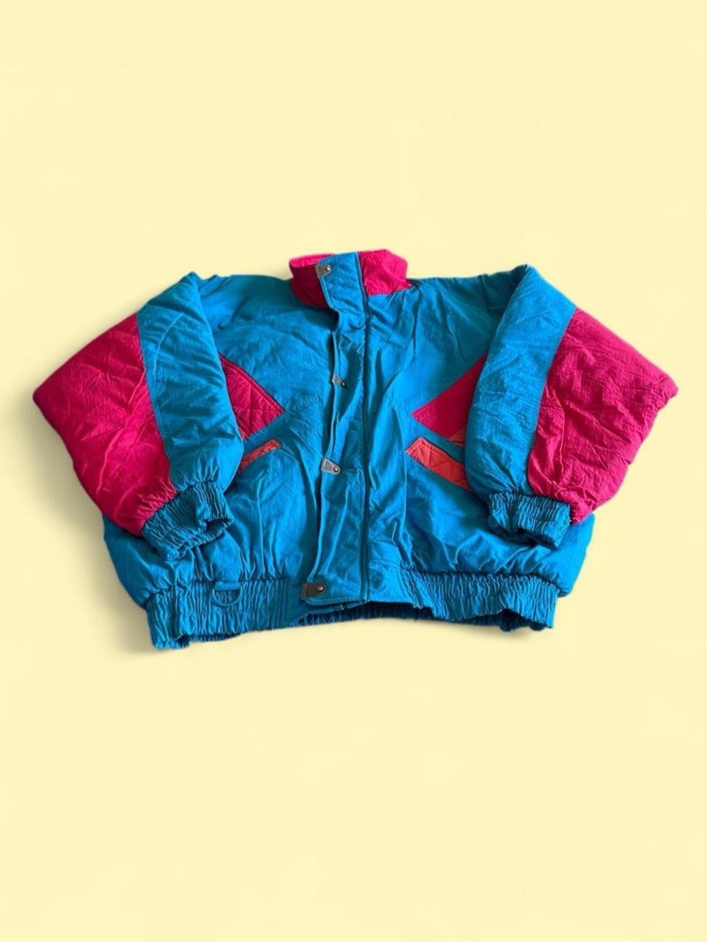 Vintage 90s Pro Spirit Colorblock Quilted Ski Jacket Men’s L Tall
